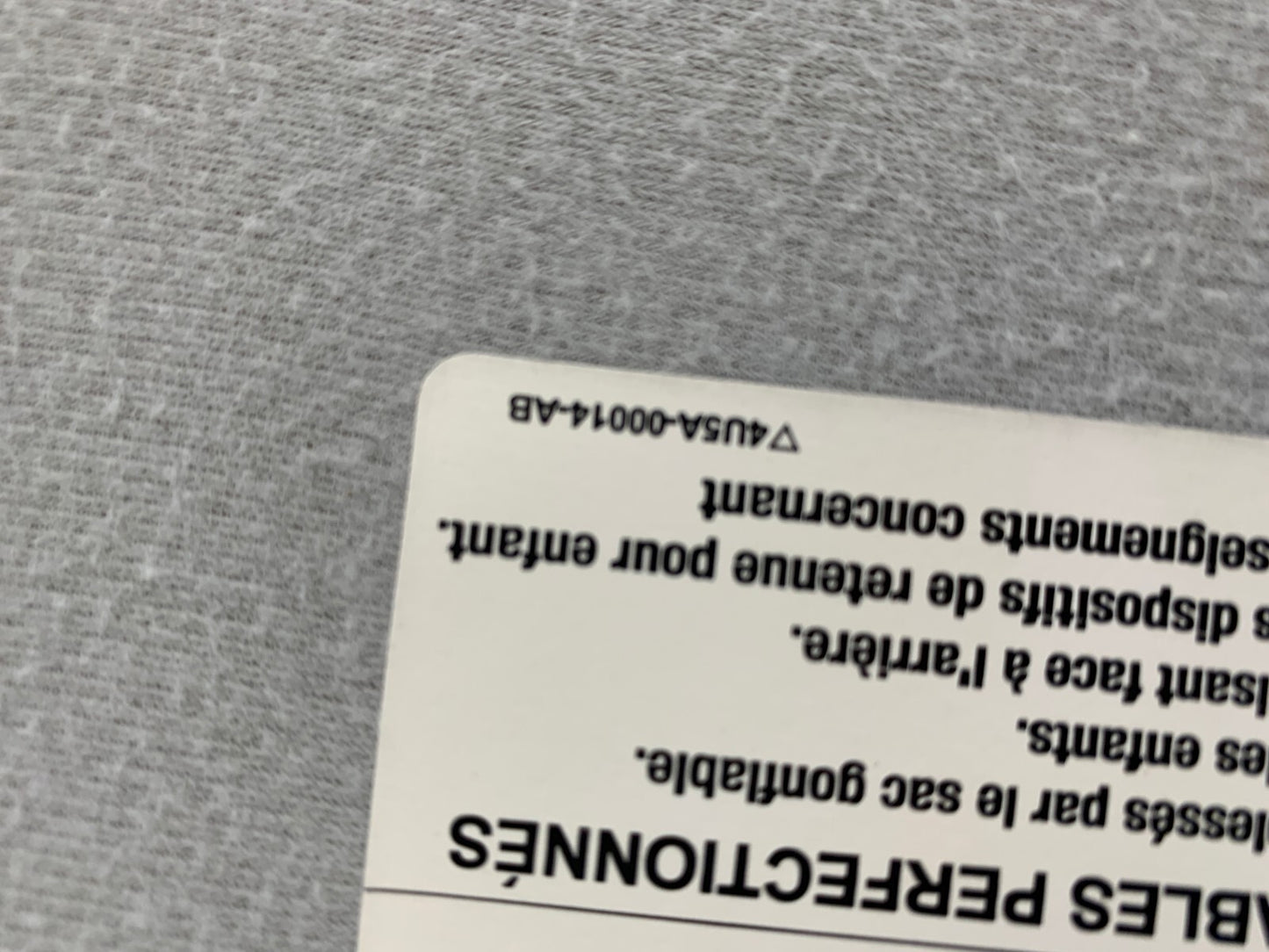 2005-2007 Mercury Montego Sun Visor  Gray Illuminated OEM A01B55042