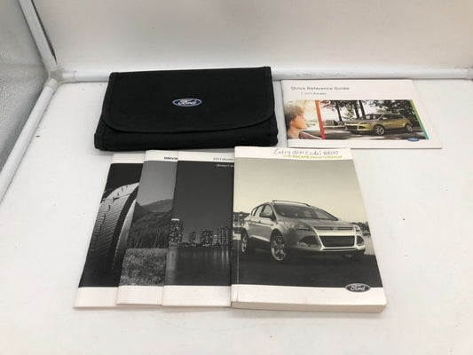 2013 Ford Escape Owners Manual Set with Case OEM B04B49059