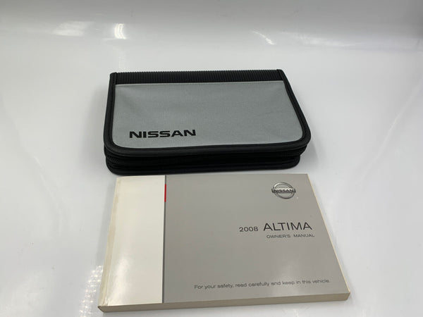 2008 Nissan Altima Owners Manual Handbook with Case OEM G03B54058