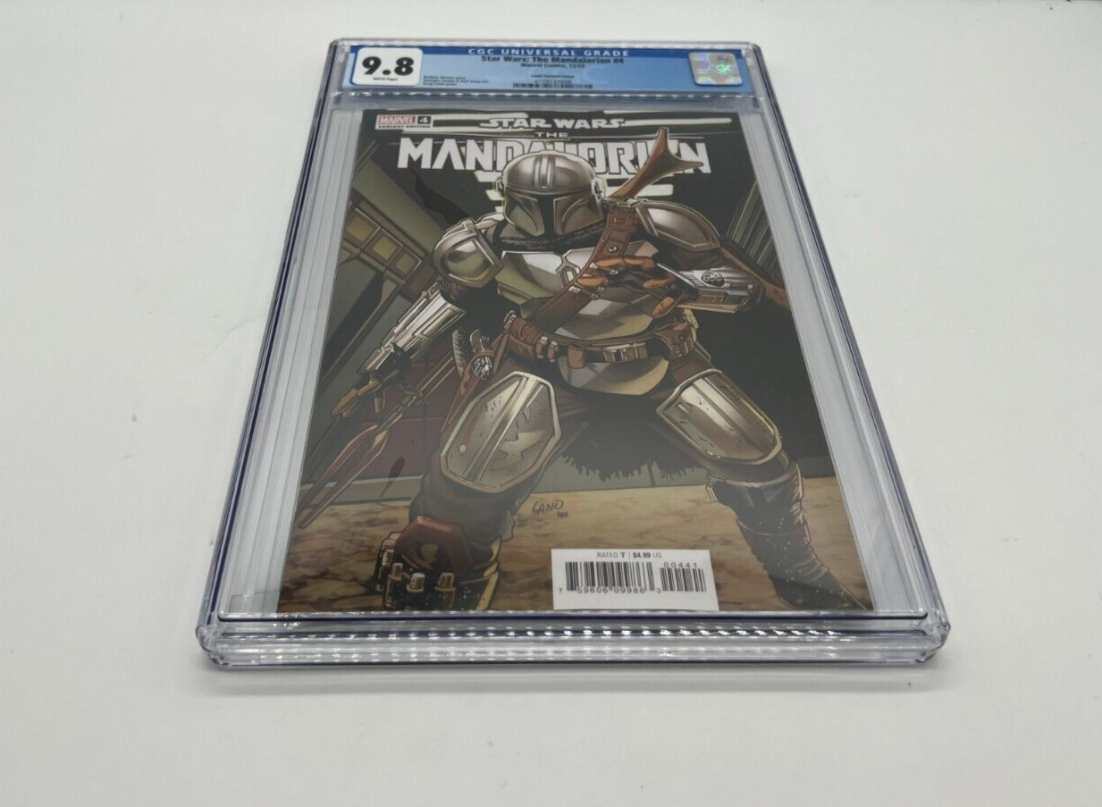 Star Wars The Mandalorian #4 CGC 9.8 Land 1:50 Variant 1st App of Cara Dune