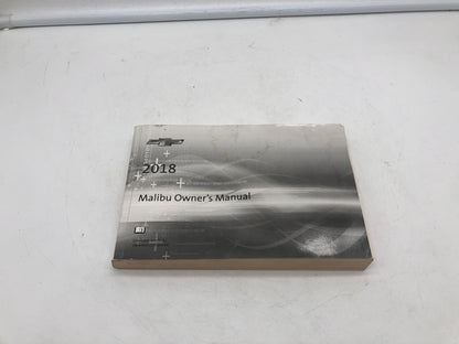 2018 Chevrolet Malibu Owners Manual OEM A01B28066