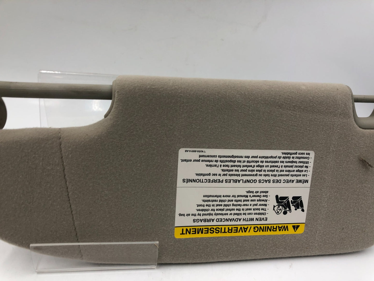 2006-2009 Mercury Milan Passenger Sun Visor Gray Illumination OEM C04B03002