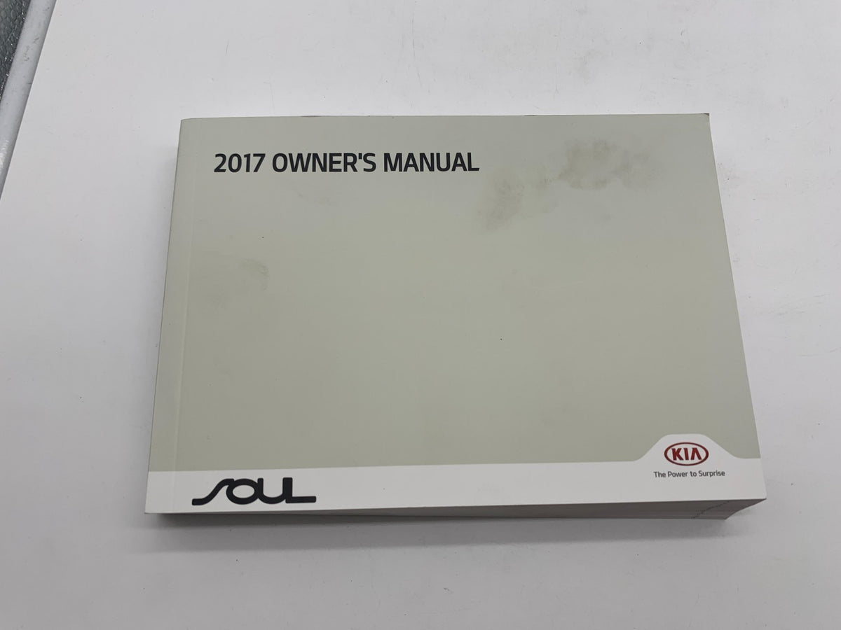 2017 Kia Soul Owners Manual Set with Case OEM R01B22023