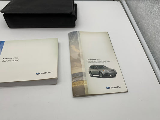 2011 Subaru Forester Owners Manual Set with Case OEM A01B44009