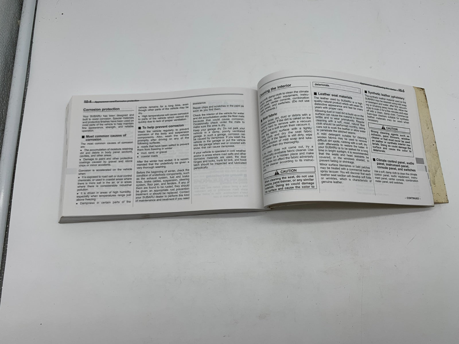 2016 Subaru Impreza Owners Manual OEM A04B28002