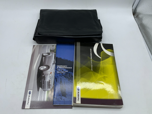 2010 Subaru Forester Owners Manual Set with Case OEM C02B50022