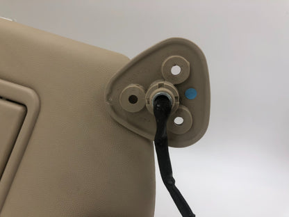 2003-2007 Cadillac CTS Passenger Sun Visor Illuminated Beige D01B34005