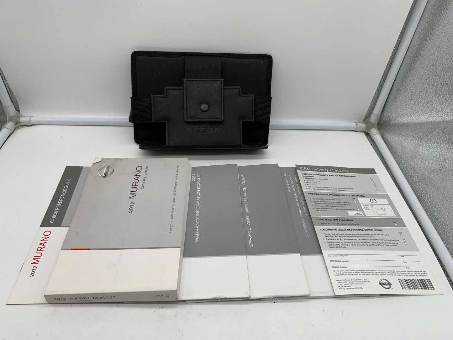2012 Nissan Murano Owners Manual Set with Case OEM