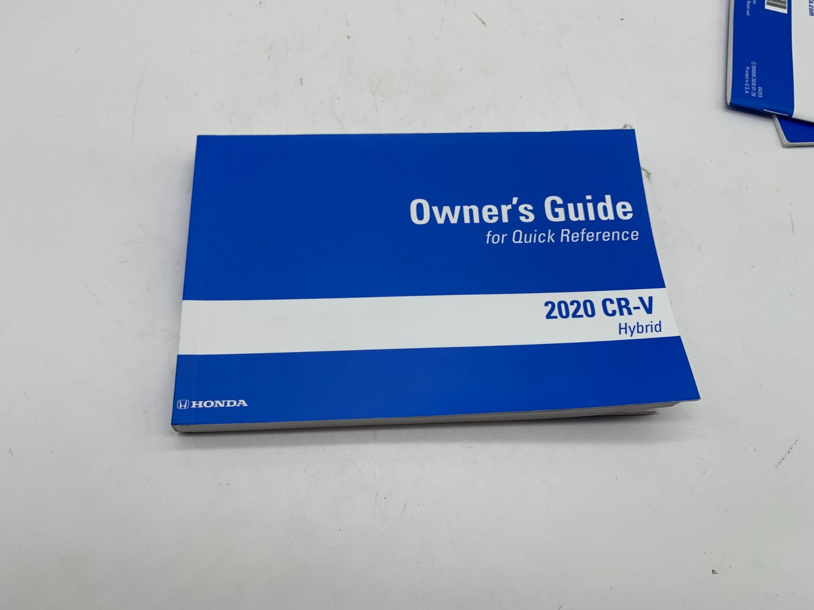 2020 Honda CRV CR-V Hybrid Owners Manual Set OEM D02B20020