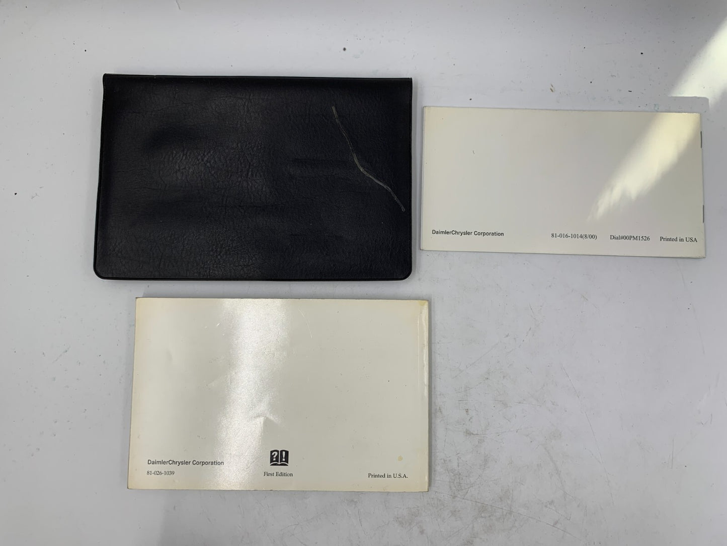 2001 Dodge Neon Owners Manual Set with Case OEM C03B67011
