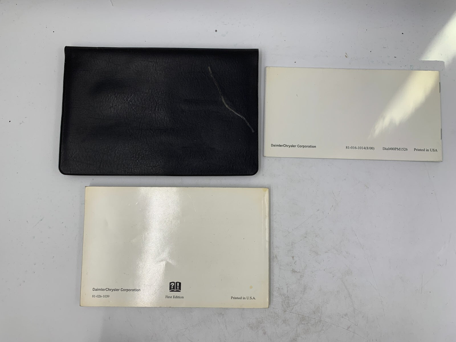 2001 Dodge Neon Owners Manual Set with Case OEM C03B67011