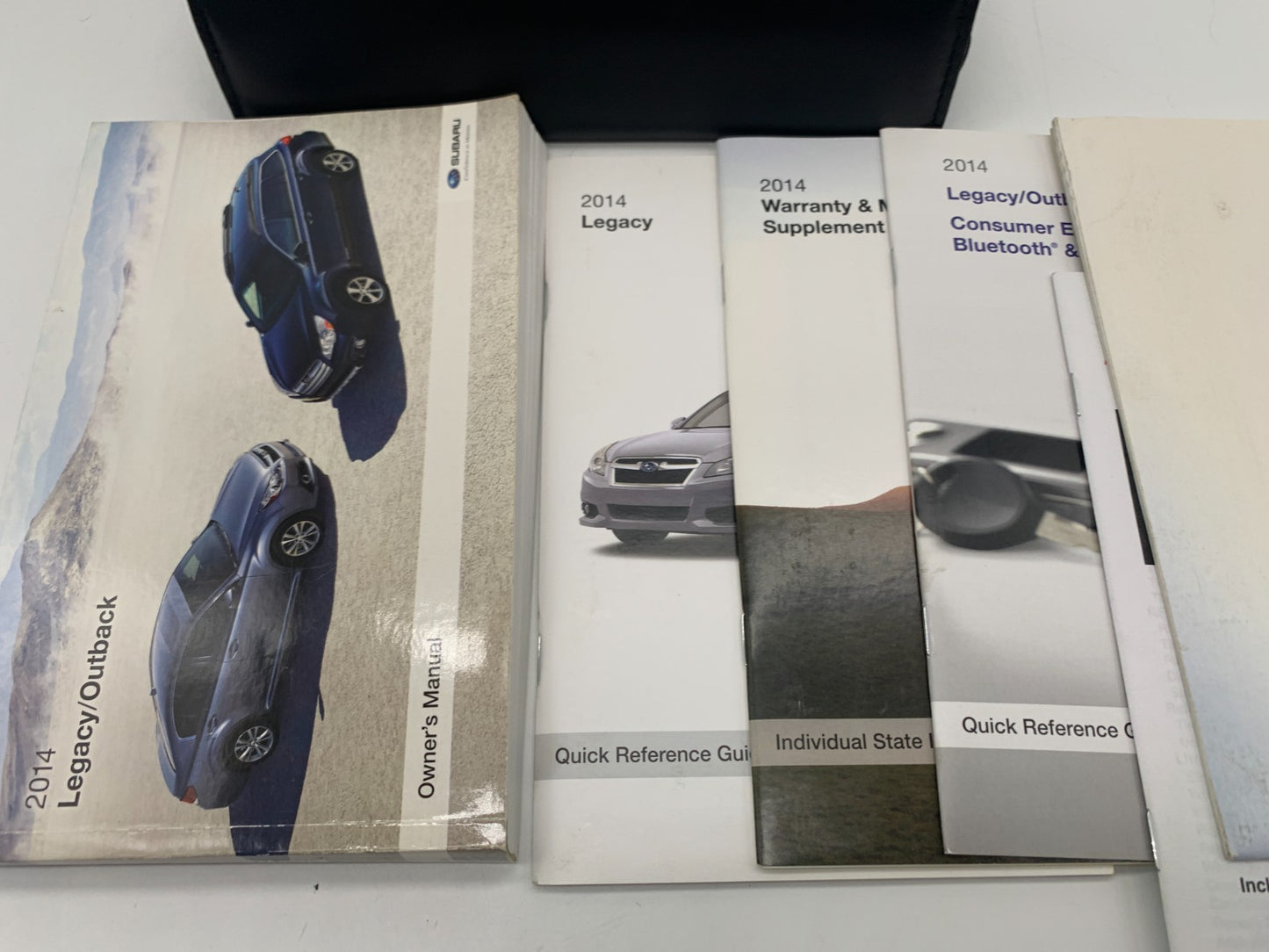 2014 Subaru Legacy Outback Owners Manual Set with Case OEM A02B50024