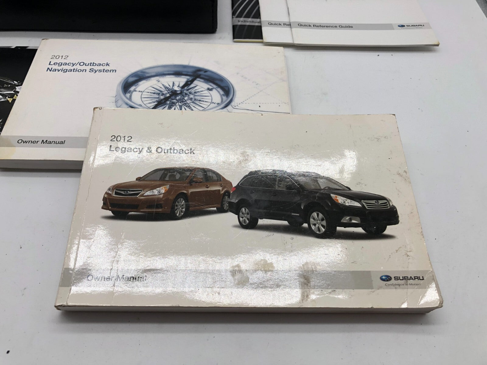 2012 Subaru Legacy Owners Manual Set with Case OEM A02B02024
