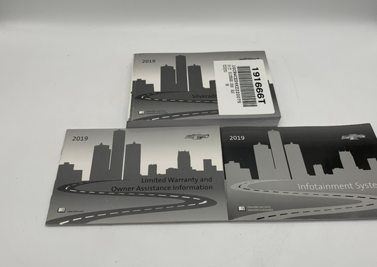 2019 Chevy Silverado Owners Manual Set OEM R01B03021
