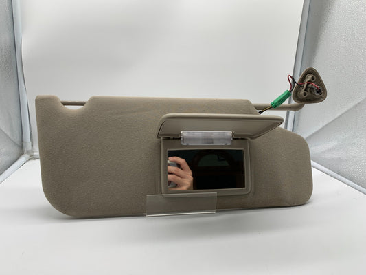 2008-2009 Ford Taurus X Passenger Sun Visor Beige Illuminated OEM D03B55004