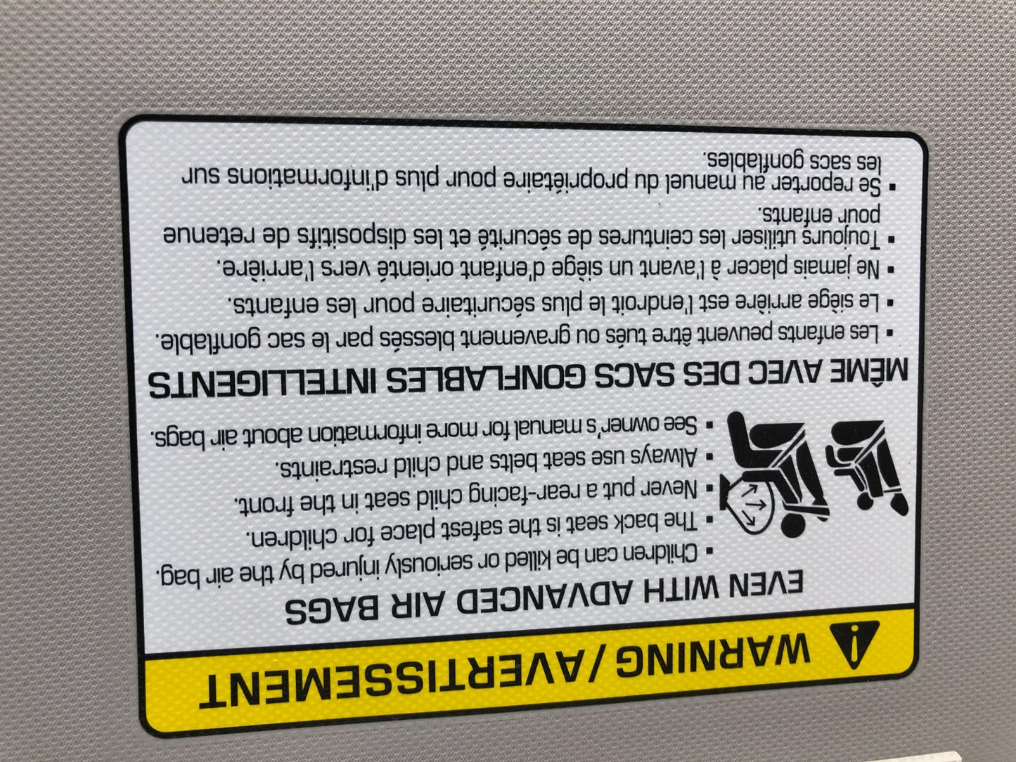 2018-2021 Hyundai Kona Passenger Sun Visor Gray OEM C03B46002