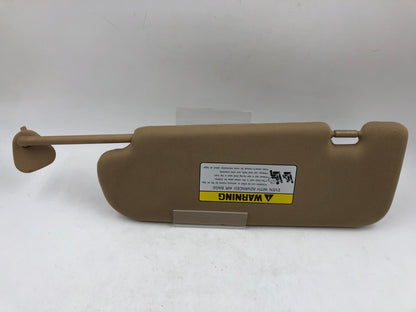 2011-2015 Hyundai Sonata Passenger Sun Visor Brown OEM D04B05006