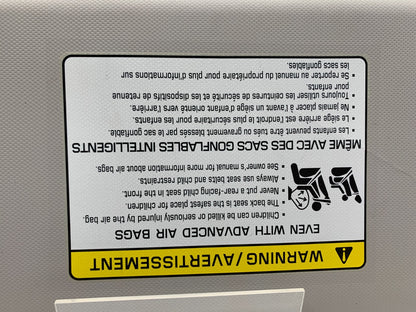 2017-2020 Hyundai Elantra Passenger Sun Visor Gray OEM C01B25027