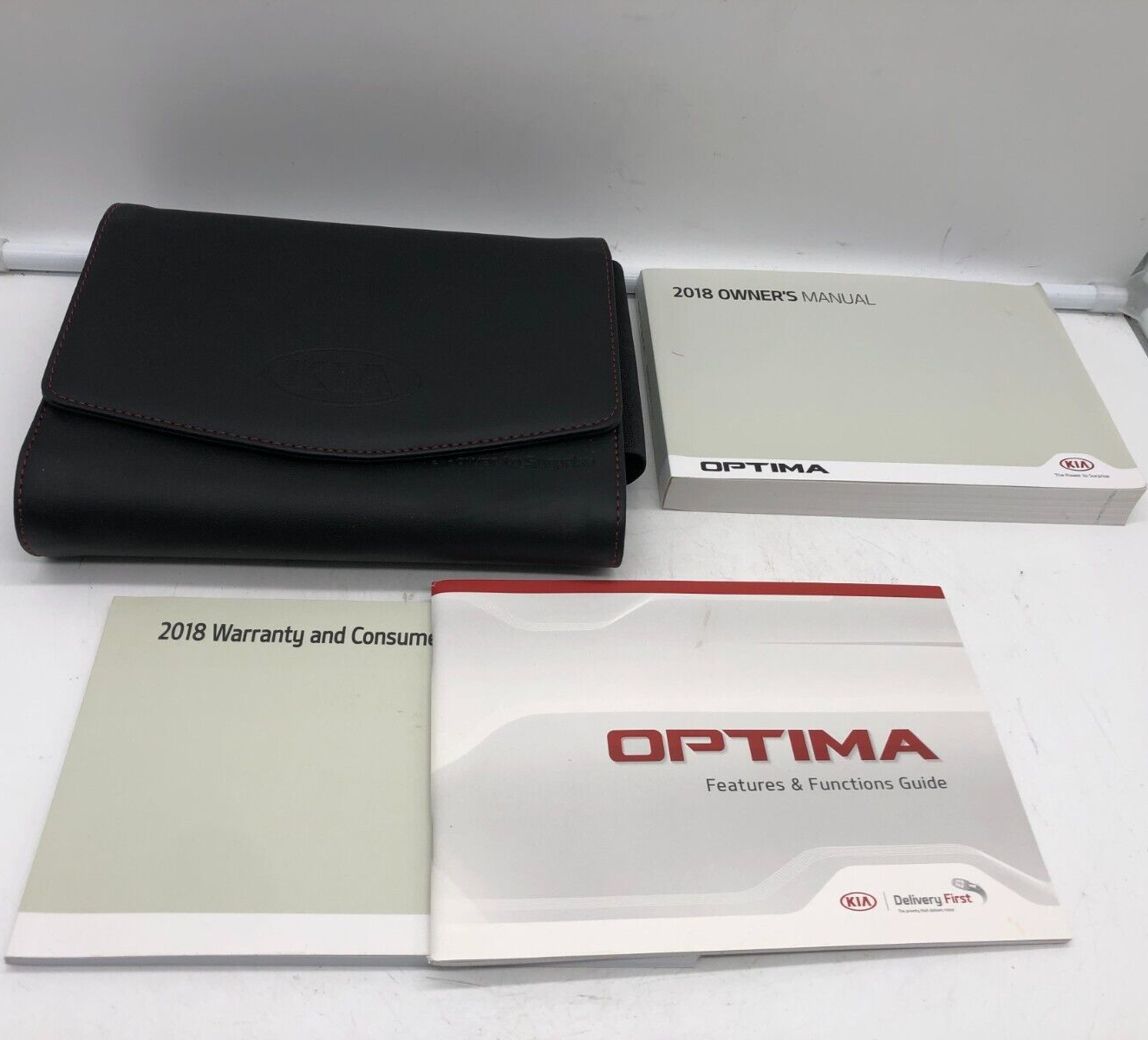 2018 Kia Optima Owners Manual Set with Case OEM E03B39068