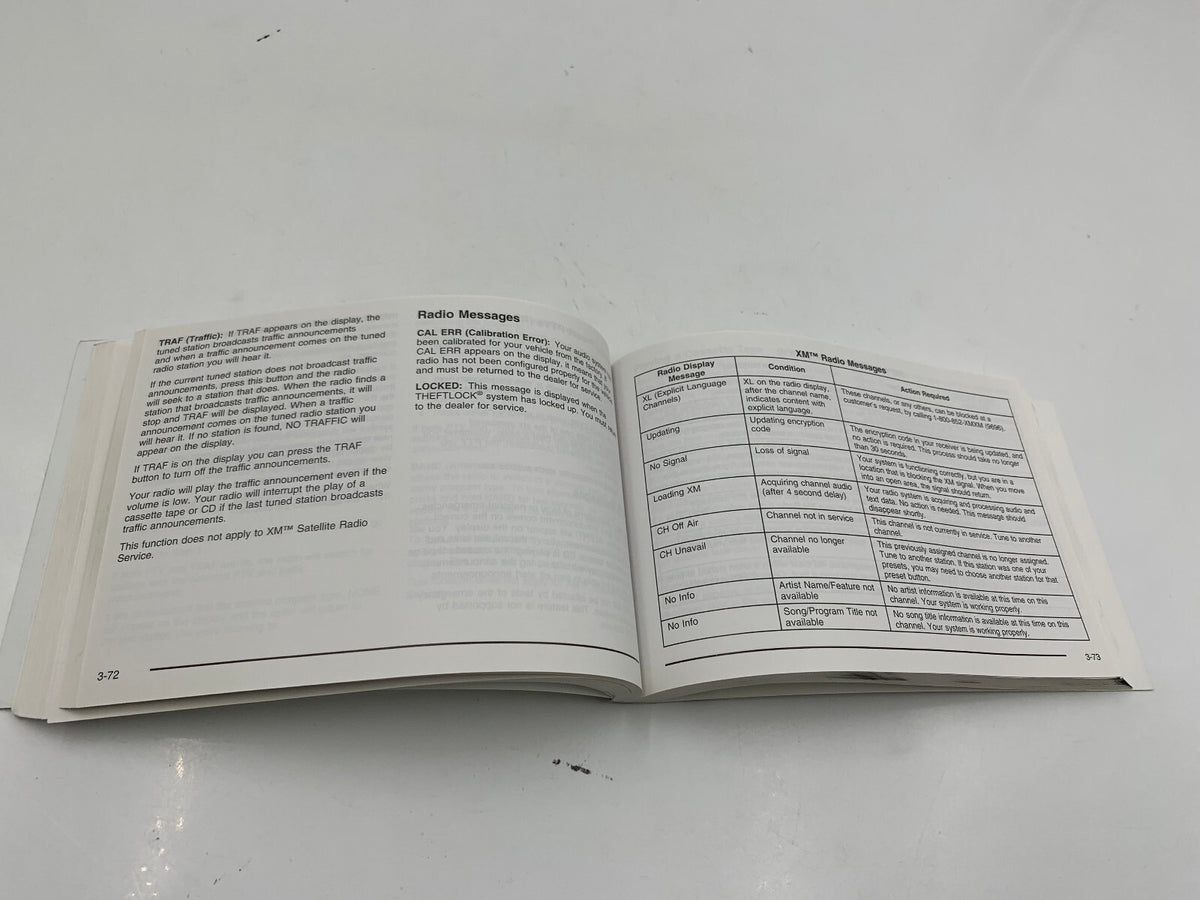 2002 GMC Yukon Yukon XL Owners Manual with Case OEM D04B07050
