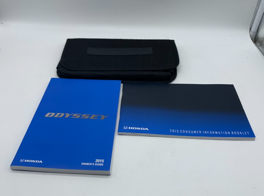 2015 Honda Odyssey Owners Manual Set with Case OEM A02B50017