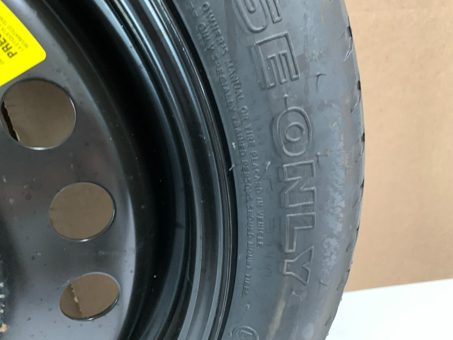 2015-2020 Hyundai Sonata 16" Spare Tire Wheel Compact Donut T125/80D16 OEM