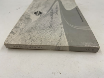 2000 Nissan Maxima Owners Manual OEM D04B56052