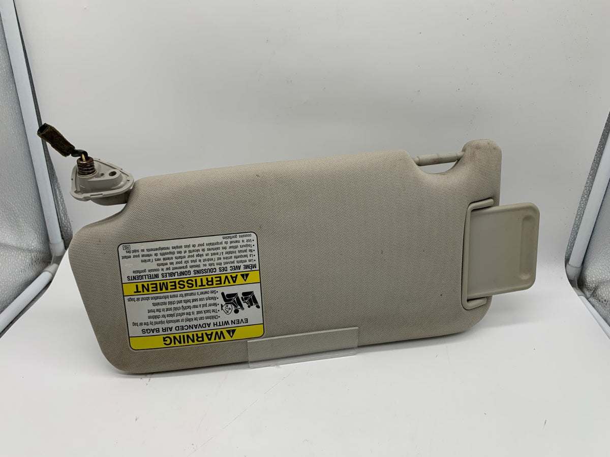 2010-2014 Subaru Legacy Passenger Sun Visor Gray Illuminated OEM B03B30006