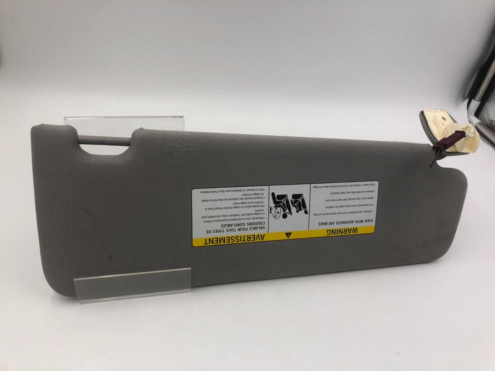 2010-2017 BMW 535i GT Driver Sun Visor Gray Illuminated OEM C03B69024
