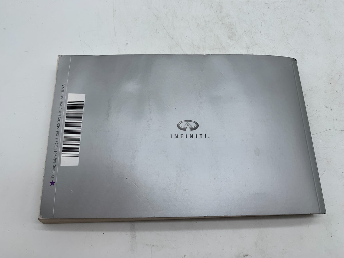 2015 Infiniti Q40 Q 40 Owners Manual Set OEM A01B01016
