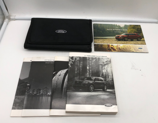 2017 Ford Explorer Owners Manual Set with Case OEM D01B18074
