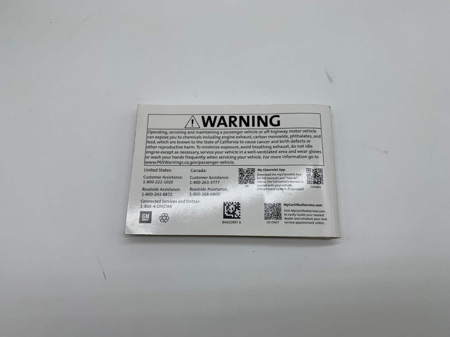 2021 Chevy Traverse Owners Manual OEM C03B54017