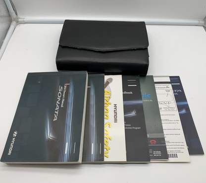 2012 Hyundai Sonata Owners Manual Set with Case OEM E04B02001