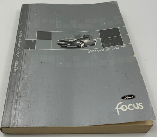 2002 Ford Focus Owners Manual OEM D03B36055