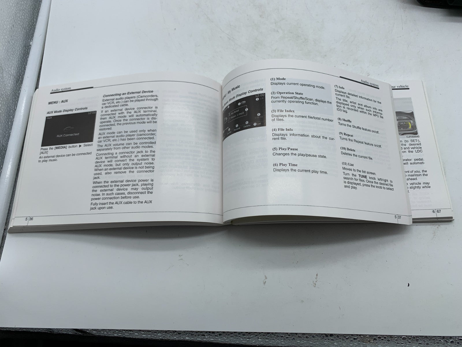 2016 Kia Optima Owners Manual Set with Case OEM A03B32006