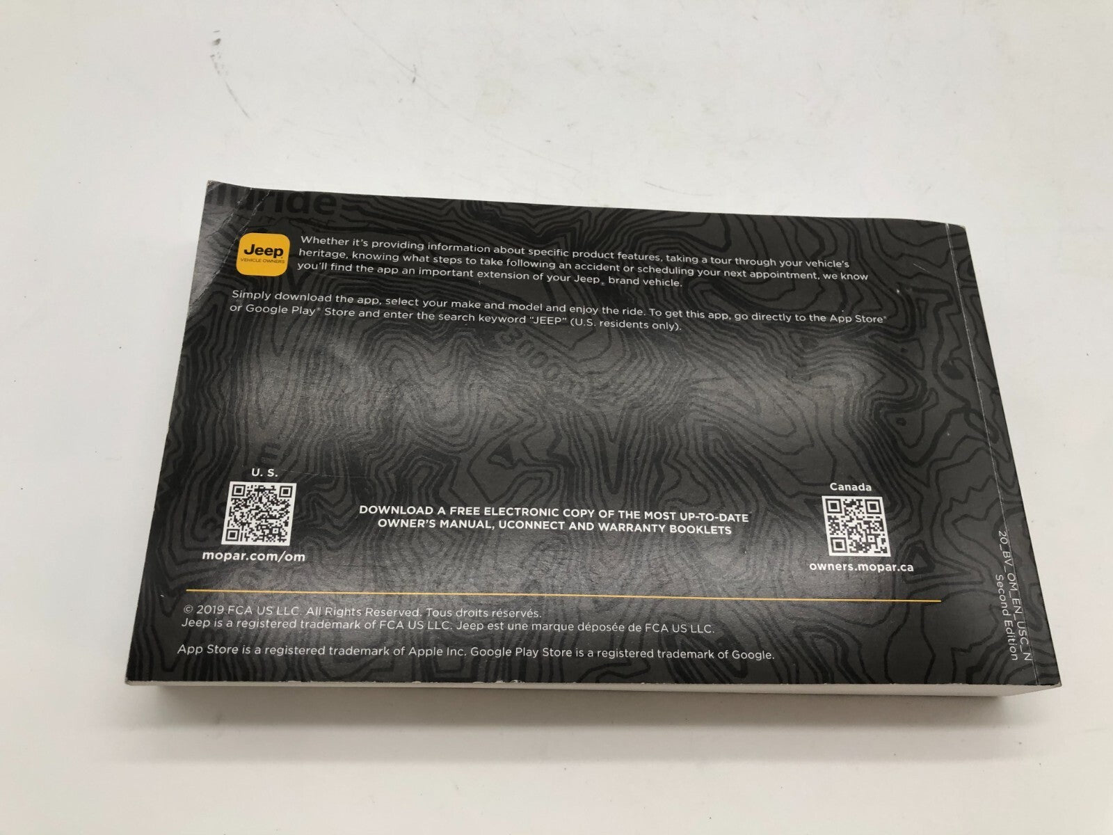 2020 Jeep Renegade Owners Manual Set OEM C01B53025