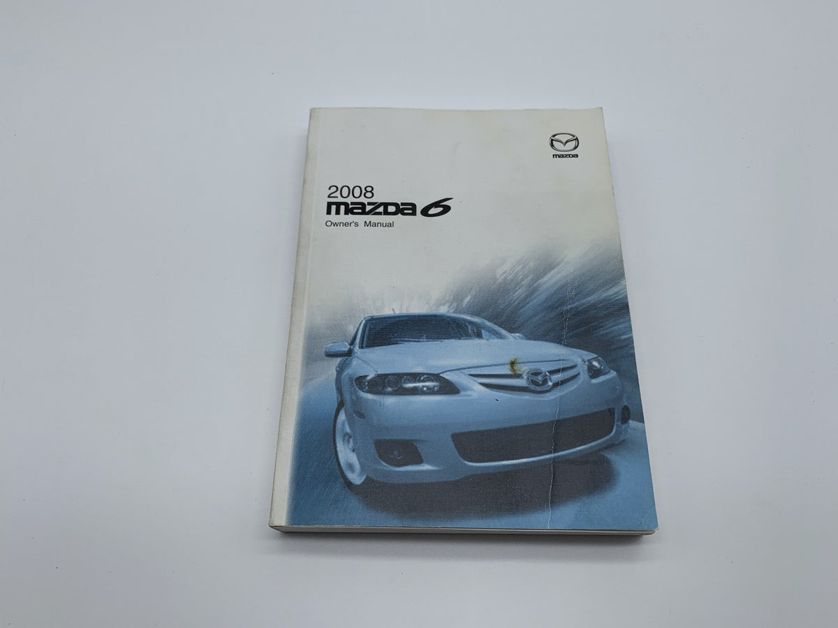 2008 Mazda 6 Owners Manual OEM R01B02017