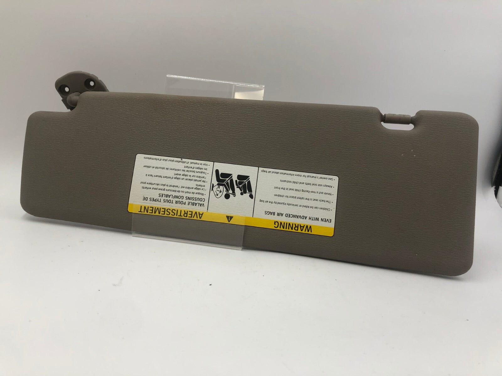 2007-2013 BMW X5 Passenger Sun Visor Sunvisor Brown Illuminated OEM C01B08017