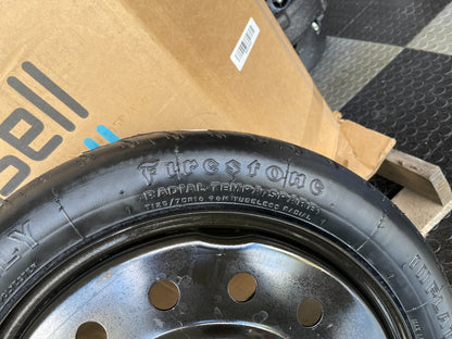 2000-2005 Cadillac Deville Spare Tire 16" Compact with Jack T125/70R16