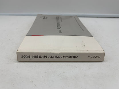2008 Nissan Altima Hybrid Owners Manual OEM C03B47006