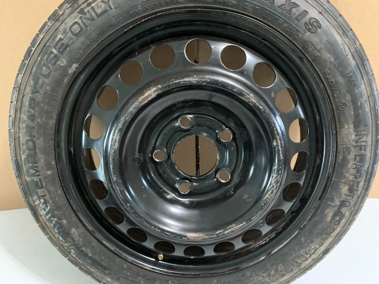 2004-2012 Chevrolet Malibu 16" Spare Tire Compact Donut T125/80R16