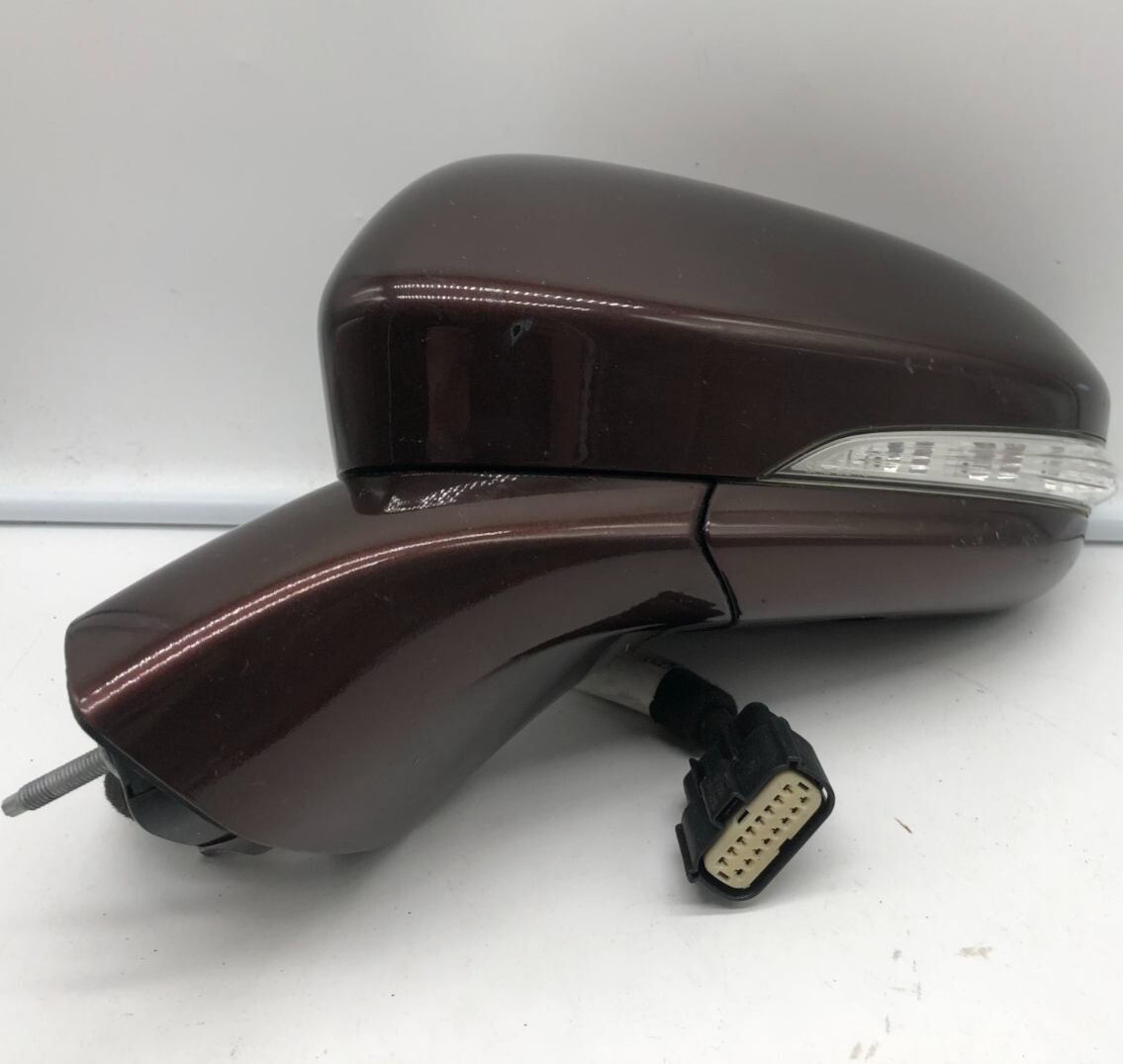 2019-2020 Ford Fusion Driver Side View Power Door Mirror Maroon BSA A02B25029