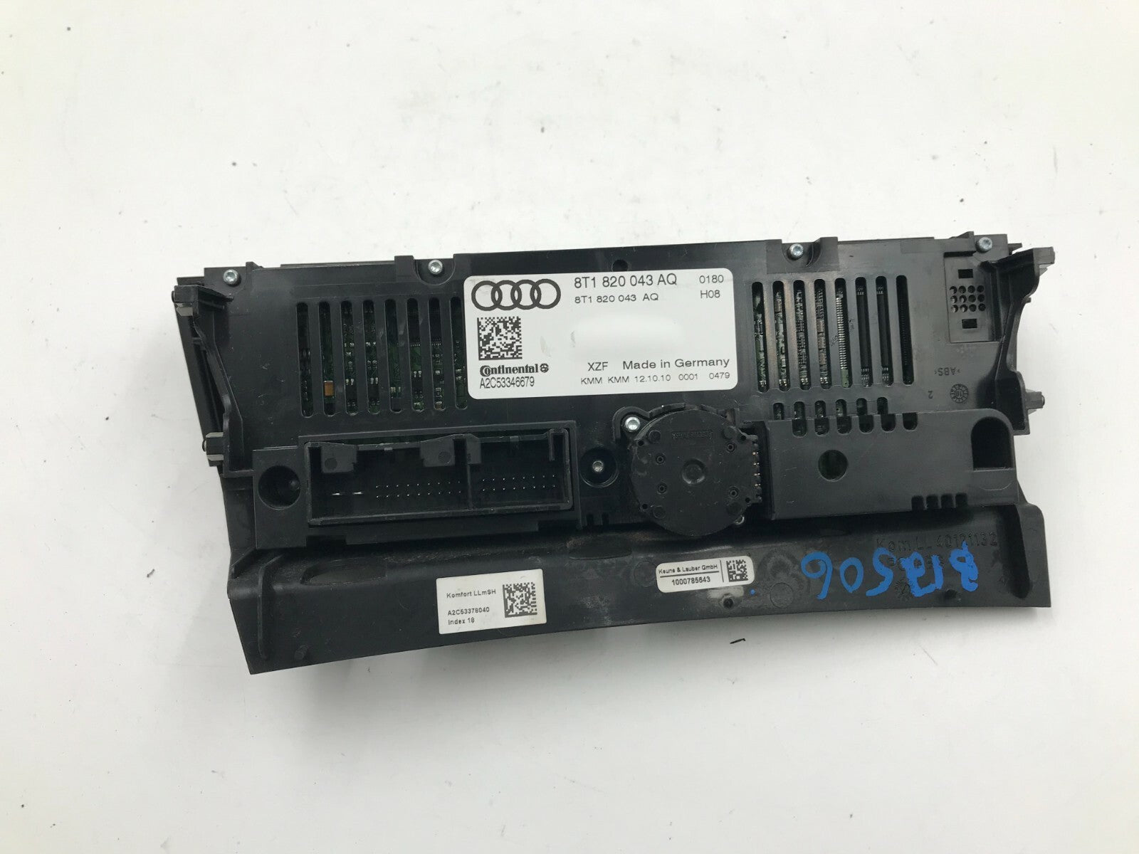 2009-2012 Audi A4 AC Heater Climate Control Unit OEM C01B43045