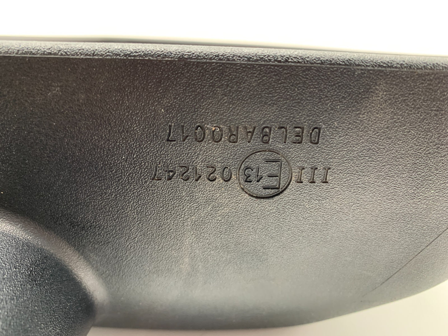 2015-2017 Jeep Wrangler Passenger Side View Manual Door Mirror Black C02B20015