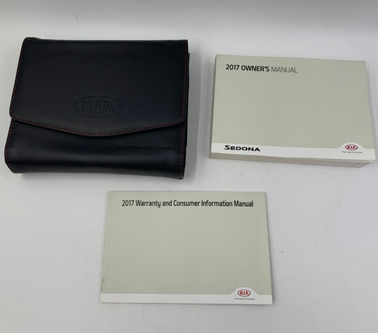 2017 Kia Sedona Owners Manual Set with Case OEM D02B64004