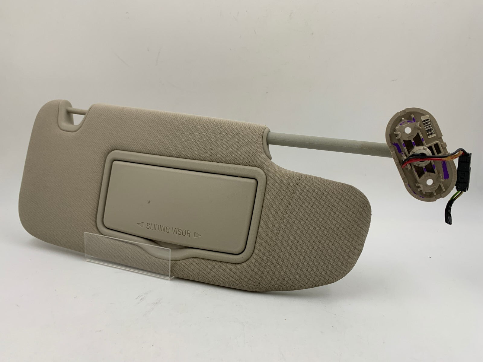 2006-2009 Ford Fusion Passenger Sun Visor Gray Illumination OEM B02B07042