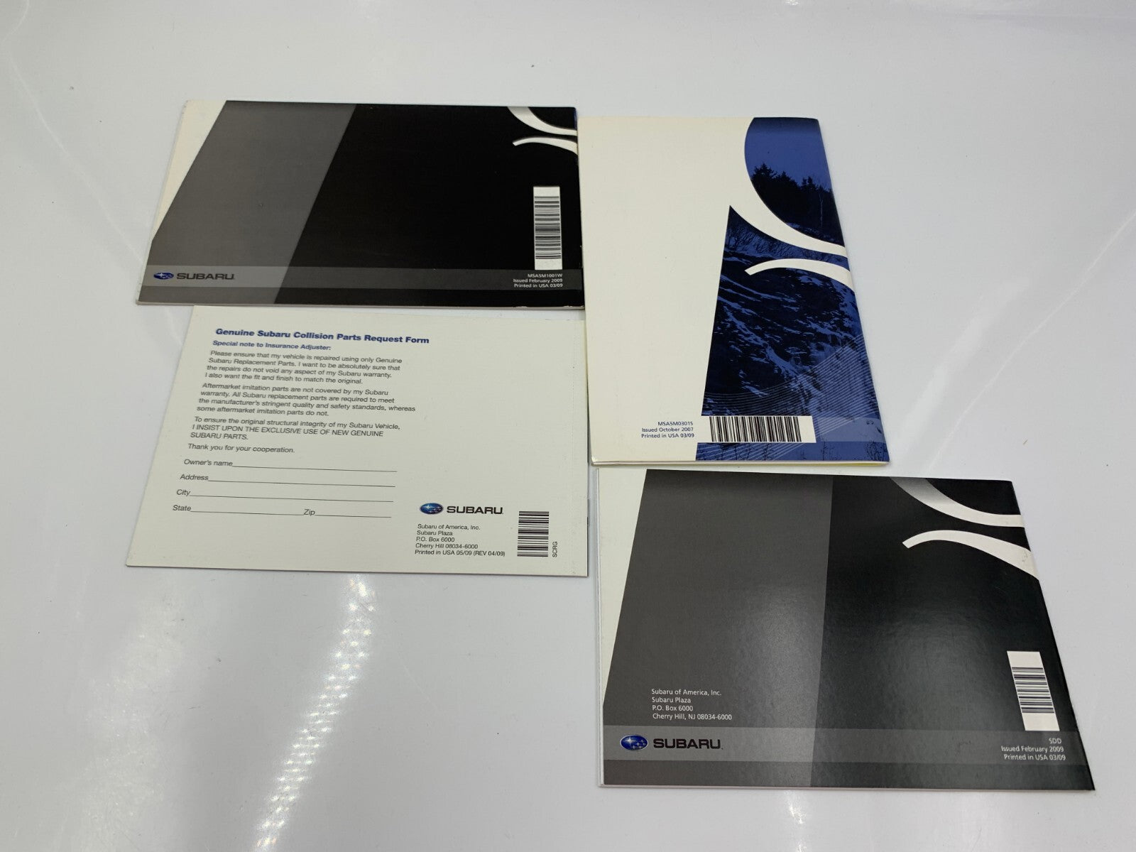 2010 Subaru Legacy Owners Manual Set with Case OEM C03B50023