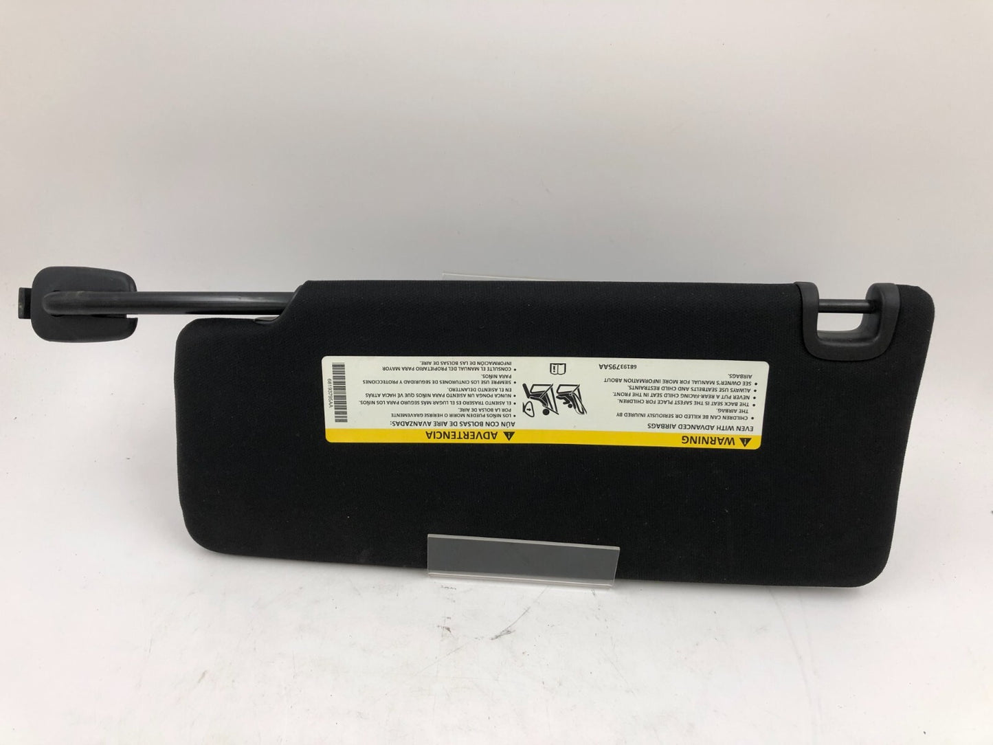 2015 Chrysler 200 Sedan Passenger Sun Visor Black OEM B02B35008