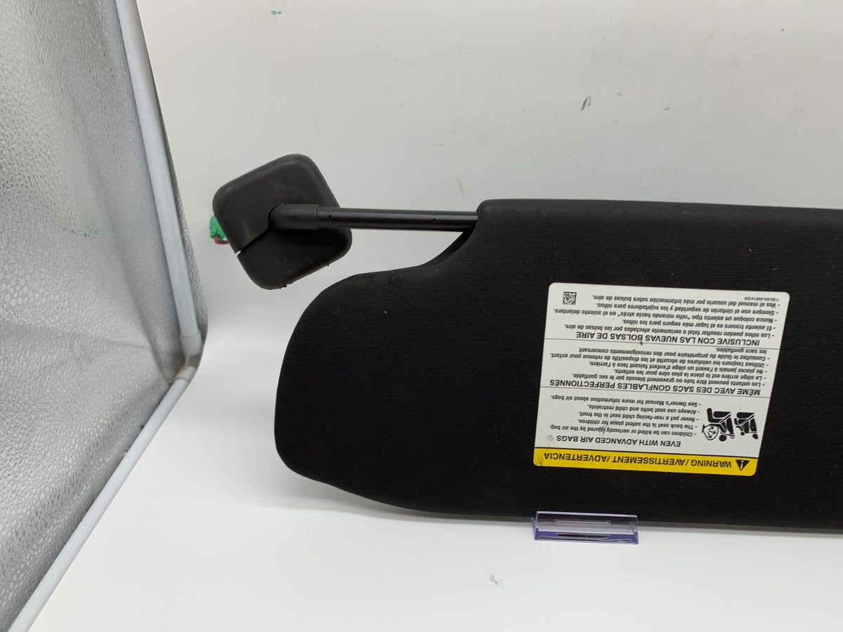 2013-2019 Ford Taurus Passenger Sun Visor Black Illuminated OEM A02B09008