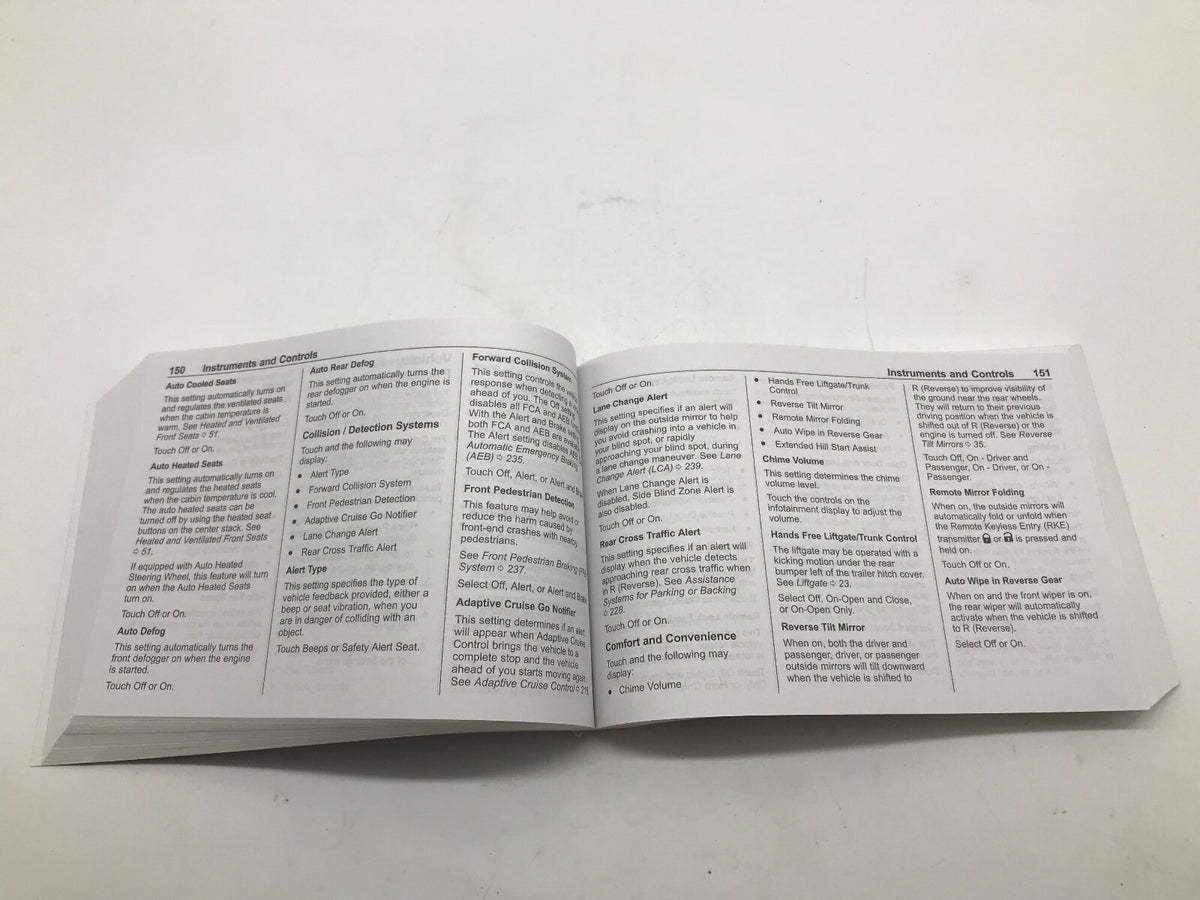 2020 GMC Acadia Owners Manual OEM R01B09011